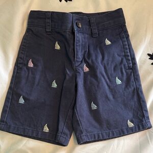 Janie and Jack navy nautical shorts